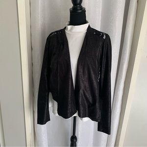 INC- Suede-Cloth Jacket Sz: Large